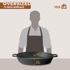 EDGING CASTING Pre-Seasoned Large Cast Iron Skillet 17 Inch, Dual