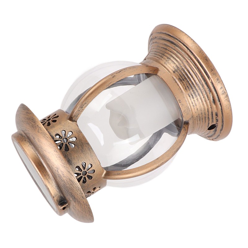 Brass Color Courtyard Solar Powered Hanging Lantern Light IP44 Waterproof