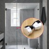 YIDELAI-Glass Door Handle, 2.4 inch Aluminum Alloy Single Hole Handle,