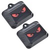 2pcs Animal Repeller Red LED Strobe Lights Waterproof Design Solar