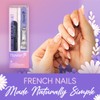Flowery Natural French Manicure Kit – with Nail Clipper, File,