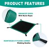 RAINDEWAY 7x7 Feet Leaf Tarp with Handles 10 Mil Waterproof