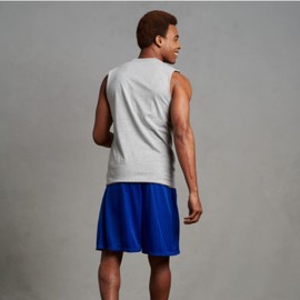 Russell Athletic Men's Mesh Shorts (No Pockets), Royal, Large