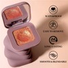 PASNOWFU Green Gold Glitter Chameleon Eyeshadow, Multi-Chrome Color Shift Eye