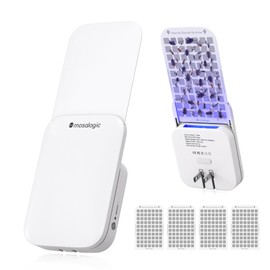 Mosalogic Fruit Fly Traps for Indoors Gnat Trap for House Indoor- 600 Sqft Protection Area UV Fly Insect Trapper for Fruit Flies，Gnat，Mosquito，and Other Flying Insect Plug in Bug Killer White