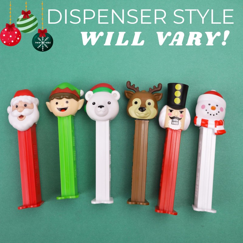 Pez Christmas Candy Dispensers Gift Set, Holiday Characters and Assorted