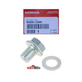 Honda Foreman 500 , Rancher 350 400 420 , Grom 125 Drain Plug 12mm & Washer Kit