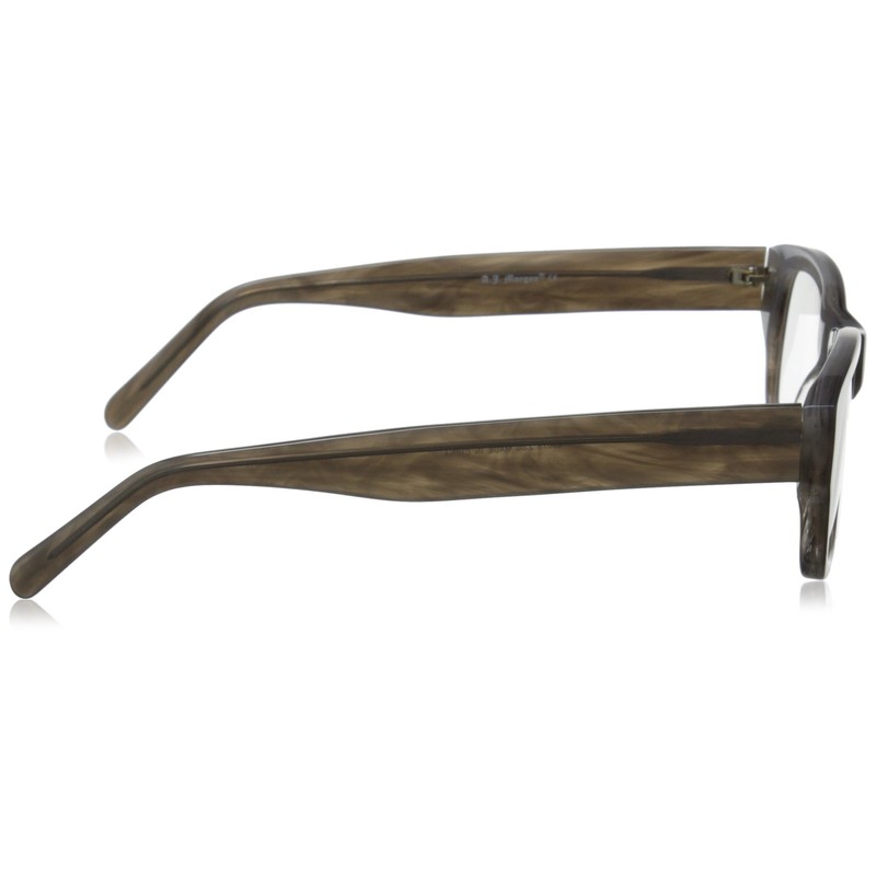 A.J. Morgan Horizon 1.00 Rectangular Reading Glasses, Grey, 48 mm