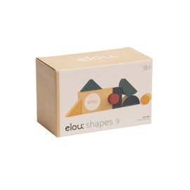 elou TYEL810432 Lightweight Cork Building Blocks elou Shapes 9P