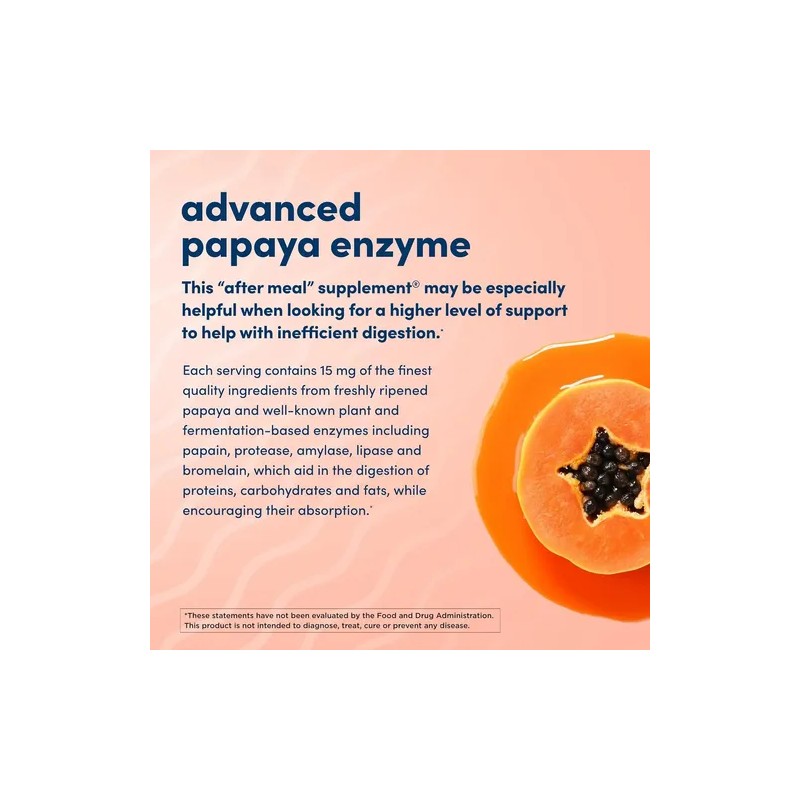 American Health Papaya Enzyme 250 Tabletas Sin Sabor