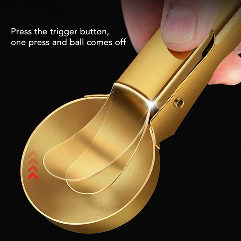 Ice Cream Scoop, Premium Ice Cream Scoop with Trigger Scooper