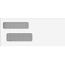 EGP Self-Seal Double Window Envelope, 500 Envelopes, 8 7/8" x 3 7/8"