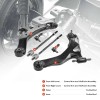 6Pcs Front Control Arm & Tie Rod End & Ball