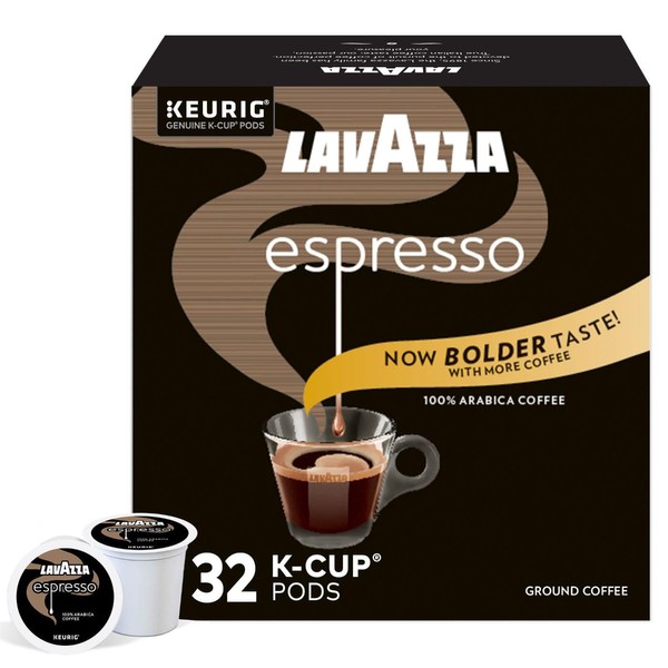 Lavazza Espresso Italiano Cápsulas de café individuales para cafetera Keurig - 32 cápsulas