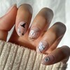 Glamnetic Short Oval Press On Nail Collection - Nail Glue
