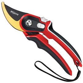 Garden Clippers,Pruners for Gardening,Pruning Shears,Gardening Tools for Trimming Rose,Floral,Tree Plants,Sharp Garden Scissors, Arthritis Weak Hand Snips (MJ004)