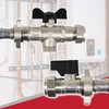SPARES2GO Combi Boiler Filling Loop Straight Part L Compliant Central