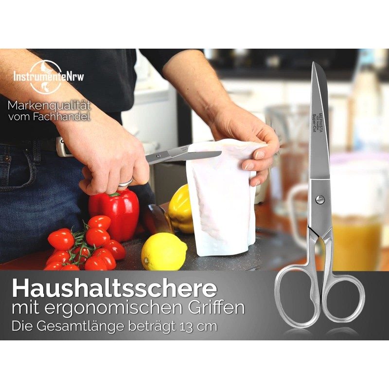 Kitchen Scissors, Household Scissors, Ergonomic All-Purpose Scissors, Cooking Scissors, Stainless