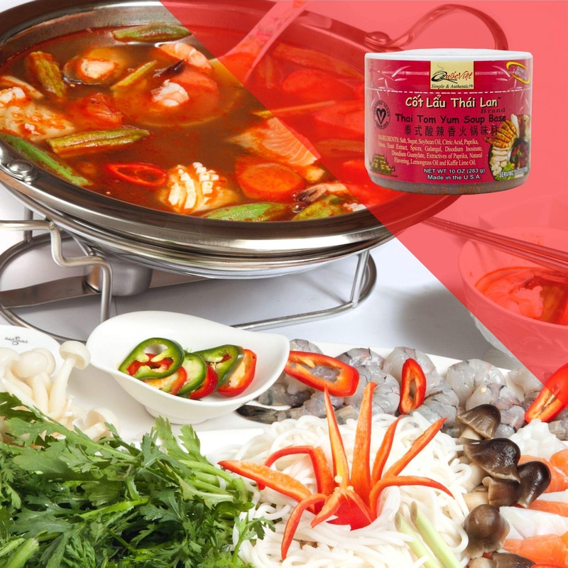 Quoc Viet Foods Thai Tom Yum Flavored Soup Base 10oz