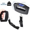 Digital Luggage Scale 50kg/110lb Electronic Hanging Scale with Backlight Digital