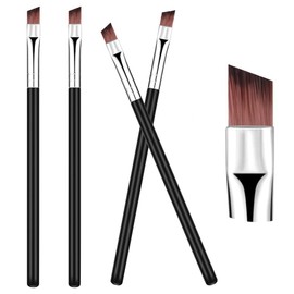 Make-Up Eyebrow Brush Eyeshadow Brush Set – 4 Pieces Multi-Function Cosmetic Brush Eyeliner Brush Concealer Brush Eyelash Brush Eyebrow Angled Brush Eyeshadow Applicator