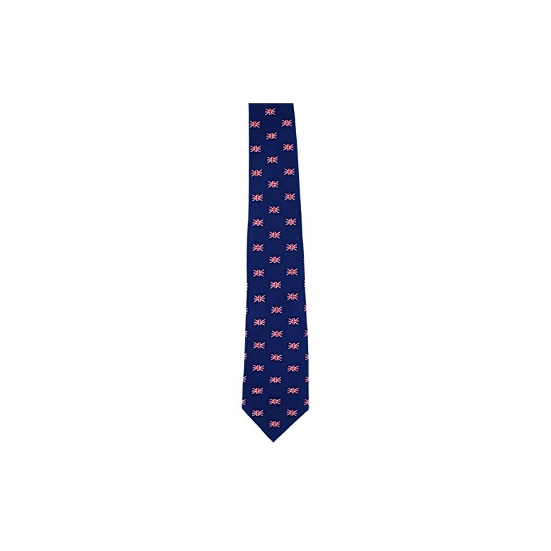 Michelsons of London Small Union Jack Pattern Silk Tie