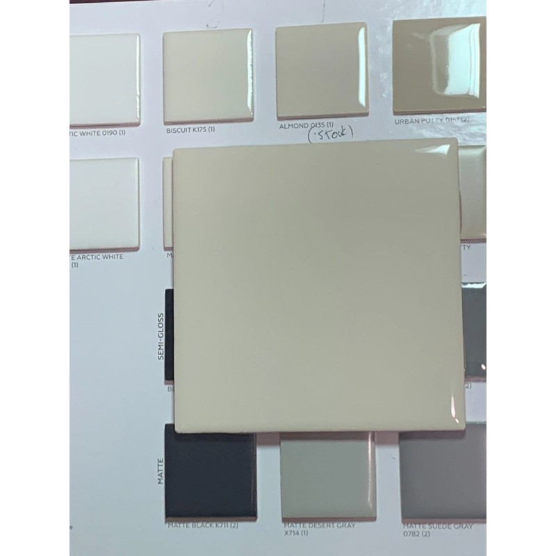Daltile New Daltile Ceramic 4 1/4 x 4 1/4 Almond