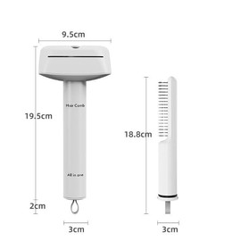 SOVYOULIVE 3-in-1 Surgical Steel Pet Comb - Dog & Cat Grooming Kit with Detangler Thinning Teeth & Anti-Static Coating for Shedding, Mats Removal & Allergy Relief (Ergonomic Handle)