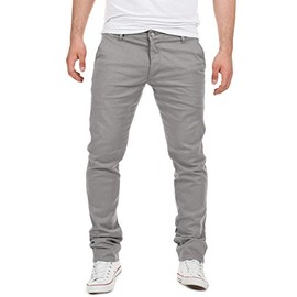 Yazubi Men's Jeans Chino Pants Jogger Dustin, Grey (Gull 4R173802), W29/L34