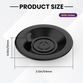 SATUY 4 Pcs 54mm Espresso Cleaning Disc, Silicone Espresso Backflush Cleaning Disc for Most Espresso Machines BES980XL BES990 BES900XL BES920XL