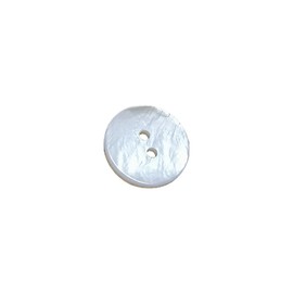 AIMALL Natural Shell Buttons - 20PCS Round Two-Hole White Buttons for Shirts, Knitwear, and Crafts - 9 Sizes from 9mm to 25mm