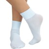 ToBeInStyle Tobillera opaca para mujer, Celeste (Baby Blue), Talla única