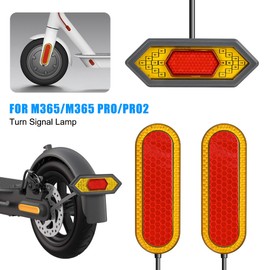 Electric Scooter LED Turn Signal Light Tail Light Headlight with Steering Handle Compatible for Xiaomi M365 Pro Pro2 Electric Scooter