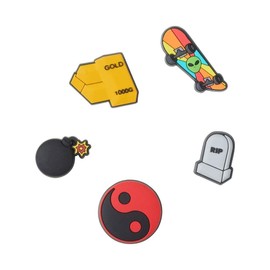 Crocs Jibbitz 5-Pack Alien Shoe Charms | Jibbitz for Crocs, Sk8r Boi, Small