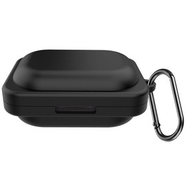 USTIYA Case for Nothing Ear A Wireless Headphones Protection Cover Full-Body Soft Silicone with Keychain Headphone Accessories Funda Carcasa (Black)