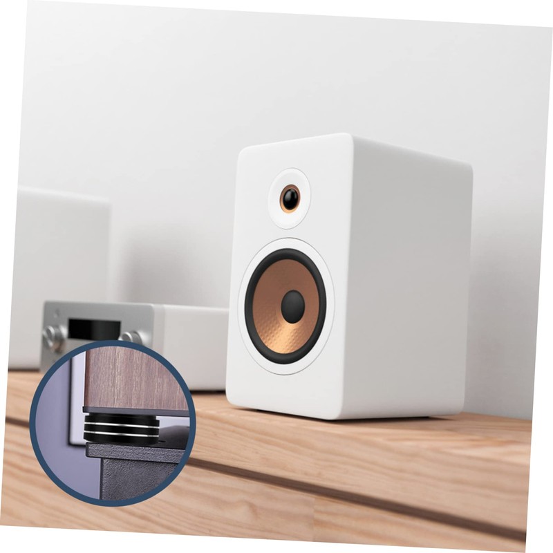 Parliky 2pcs Aluminium Alloy Vibration Feet Pads for Amplifiers and