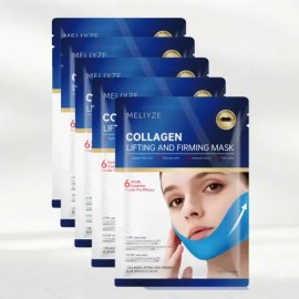 Cintas De Estiramiento Facial De 5 Piezas, Kit De Contorno D