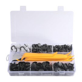 Flaconi 155PCS Befestigungsclips Auto,Auto Clips,Türverkleidung Befestigungclips Klammern Stoßstangen Plastikklips Set,Stoßstangen Zierleisten Plastikklips Set, Geeignet für die meisten Automodelle