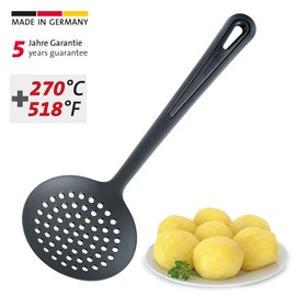Westmark Gentle Plus 285022E5 Slotted Spoons/Strainers High Heat Resistant up to 270°C/518°F, Length: 32.2 cm, Black