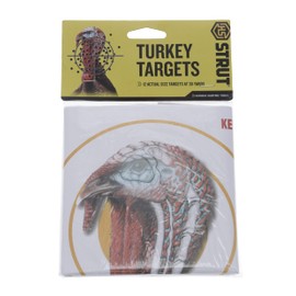 Hunters Specialties Full Size Paper Shooting Practice Turkey Targets - 11 inch x11 inch - 12 Pack