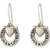 Alex and Ani Women's Fortune's Favor Hook Earrings, Rafaelian Silver,