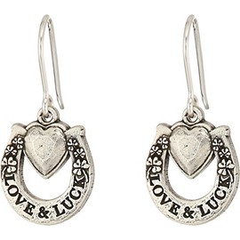 Alex and Ani Women's Fortune's Favor Hook Earrings, Rafaelian Silver, One Size