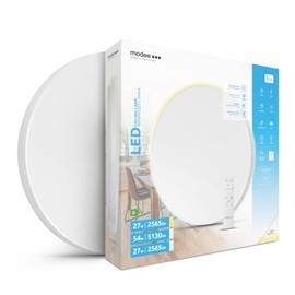 LICHT DISCOUNT Dimmable LED Panel Light CCT 54 W Warm / Cold / Neutral White (3000-6500 K) 5130 Lumen Powerful LED Ceiling Panel Controllable by Remote Control