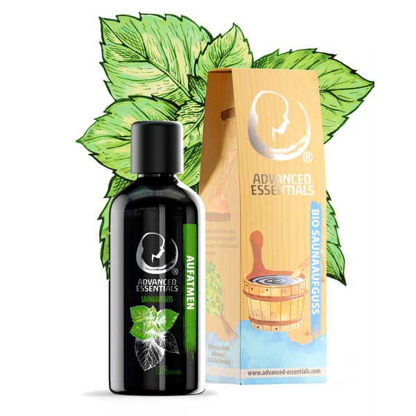 Sauna Infusion (Mint/Eucalyptus/Sage/Slippine Pine) High Dose Organic Essential Oil Sauna Infusion Organic (Breathing, 100 ml)