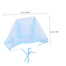 WOONEKY 6PCS Hair Highlight Kit Disposable Tipping Cap Set with Hook Brush for Easy Hair Coloring Includes Black Brushes for Salon Home Use