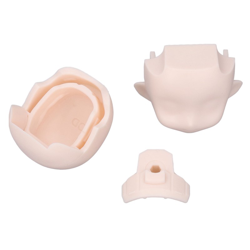 Blank Doll Head for 1/12 Ball Jointed Doll DIY Makeup