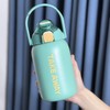 850ml Insulated Water Bottle Large Capacity with Bounce Cap Straw