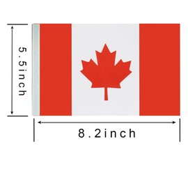 Canada String Flag Pennant Banner-38 Flags, 32.8 Feet Small Mini Canadian Flags Bunting Banner,for Indoor Outdoor Canada Day Decorations, Party, National Day Celebration for Home, Office,School etc