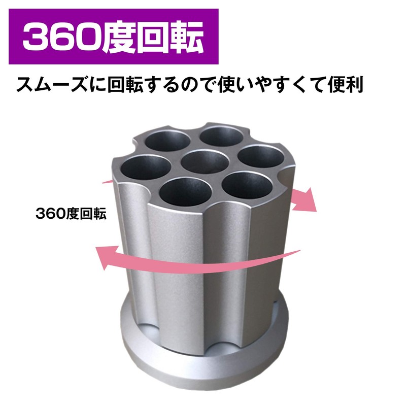 Felimoa Rotating Pen Holder Aluminum Alloy Pen Holder Pen Holder