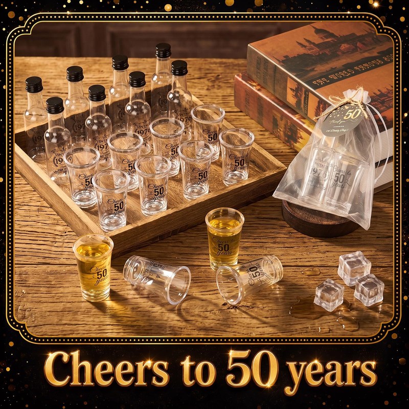 50 Sets 50th Birthday Party Favors for Guests Bulk Souvenir